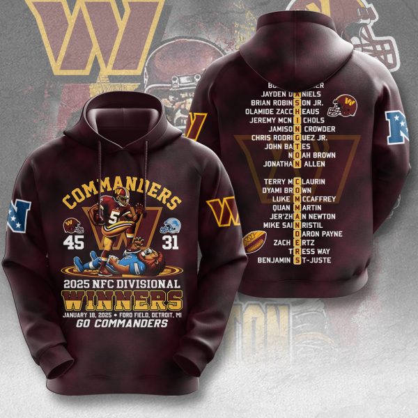 Washington Commanders 3D Apparel - MAITM 9661