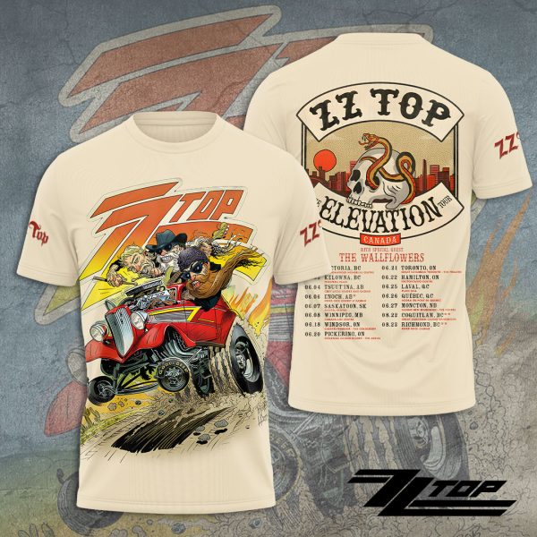 ZZ Top Band 3D Apparel - TANTN 10557