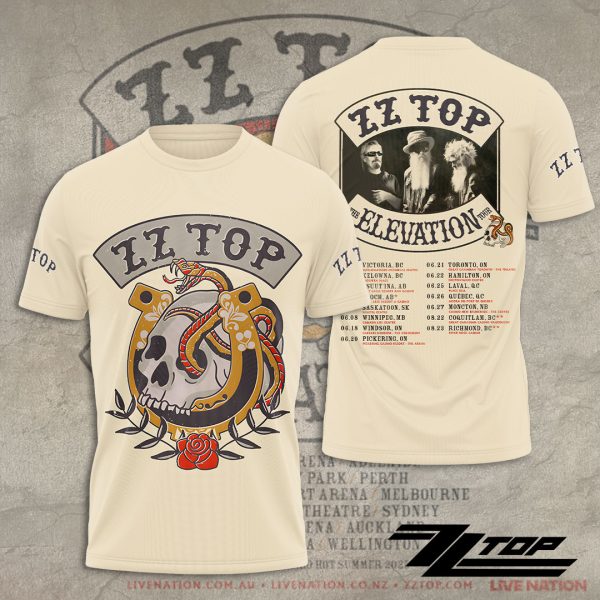 ZZ Top Band 3D Apparel - TANTN 10574