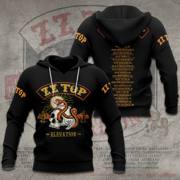 ZZ Top Band 3D Apparel - TANTN 10578