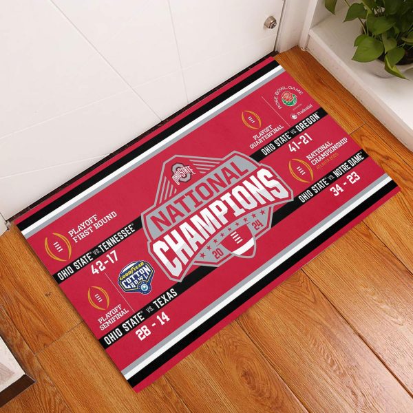 Ohio State Buckeyes Football Foldable Doormat - MAITM 9738