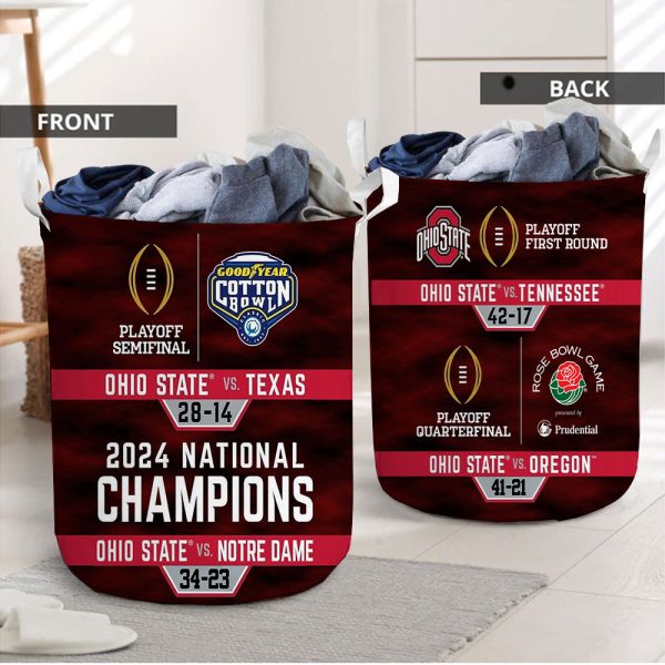 Ohio State Buckeyes Football Laundry Basket – MAITM 9933