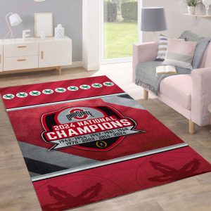 Ohio State Buckeyes Football Rectangular Rug - MAITM 9952