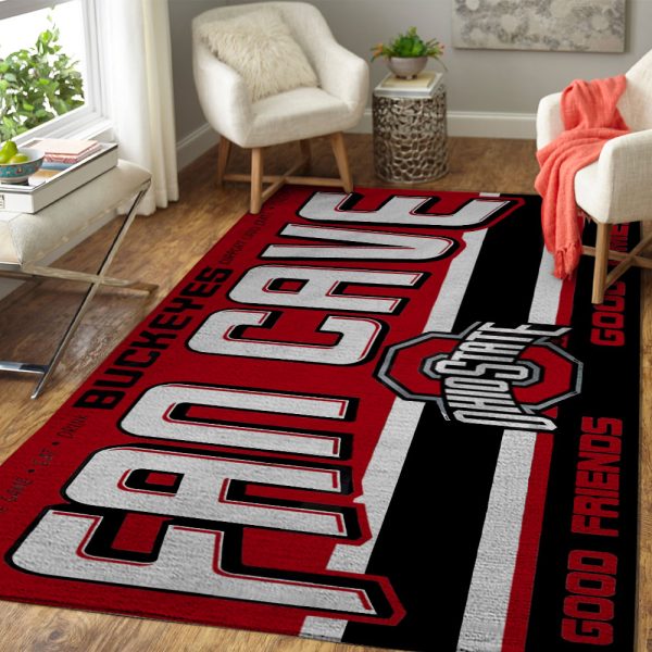 Ohio State Buckeyes Football Rectangular Rug - MAITM 9971