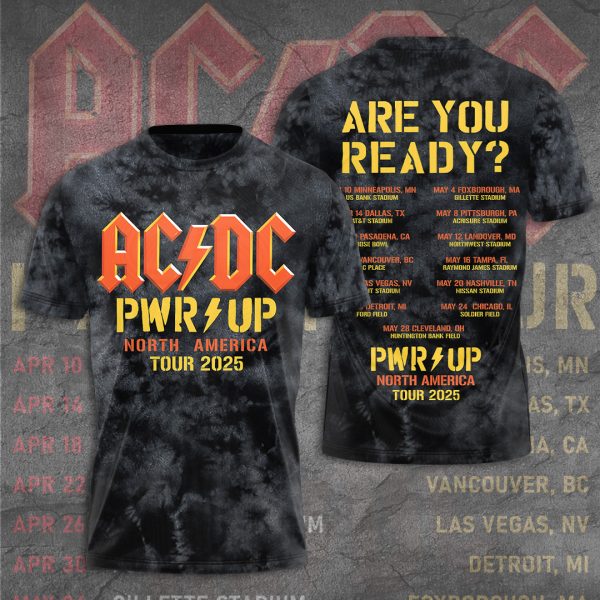 AC/DC 3D Apparel - TANTN 10754