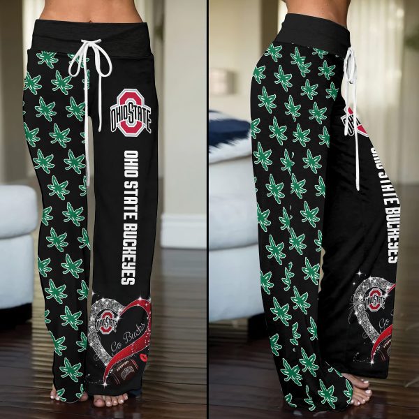 Ohio State Buckeyes Football High-Waisted Straight-Leg Trousers - ANHNV 5970