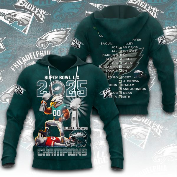 Philadelphia Eagles 3D Apparel - ANHNV 5974