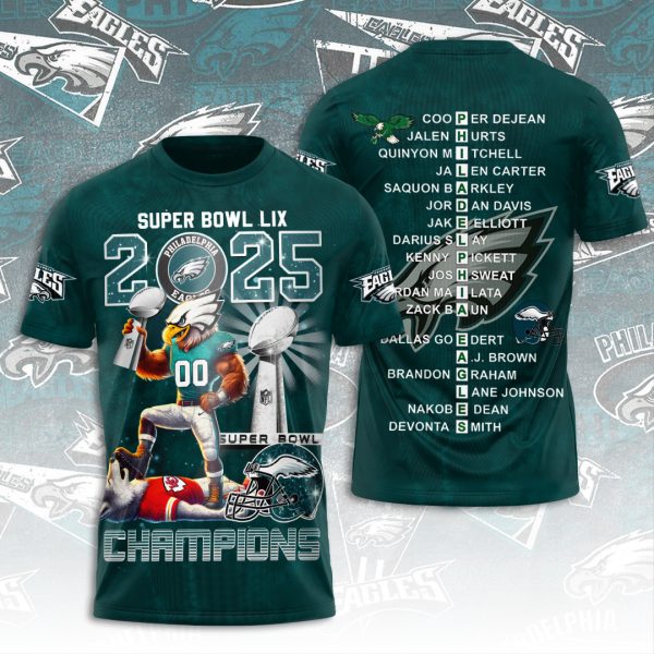 Philadelphia Eagles 3D Apparel - ANHNV 5974