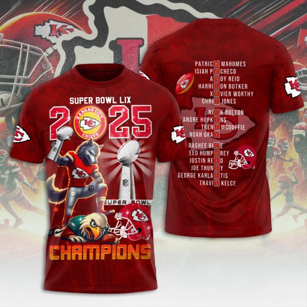 Kansas City Chiefs 3D Apparel - ANHNV 5975