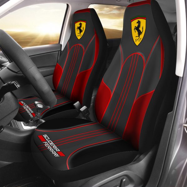 Scuderia Ferrari x Lewis Hamilton 2PCS Car Seat Cover - ANHNV 6037