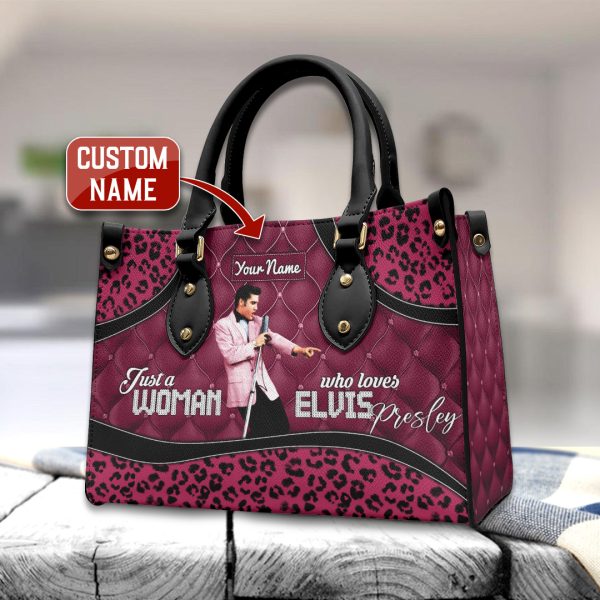 Personalized Elvis Presley Leather HandBag - ANHNV 6043