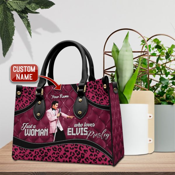 Personalized Elvis Presley Leather HandBag - ANHNV 6043