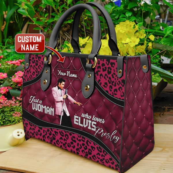 Personalized Elvis Presley Leather HandBag - ANHNV 6043