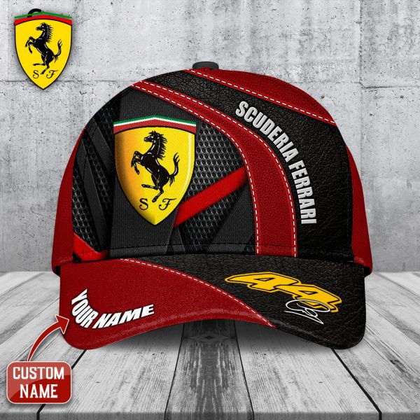 Personalized Scuderia Ferrari x Lewis Hamilton Classic Cap - ANHNV 6052