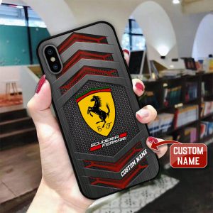 Personalized Scuderia Ferrari x Lewis Hamilton Phone Case - ANHNV 6059