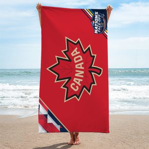 Canada 2025 4 Nations Face-Off Beach Towel – TANTN 11086