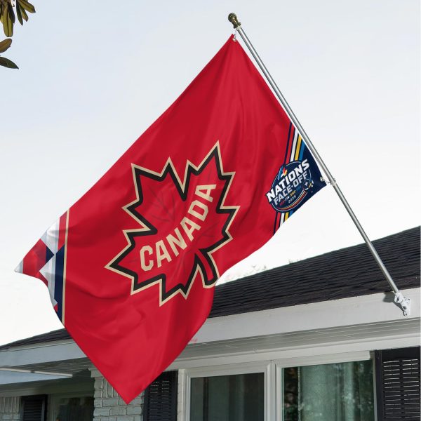 Canada 2025 4 Nations Face-Off 3D House Flag - TANTN 11088