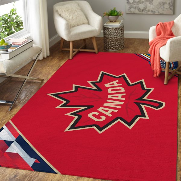 Canada 2025 4 Nations Face-Off Rectangular Rug - TANTN 11087