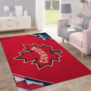 Canada 2025 4 Nations Face-Off Rectangular Rug - TANTN 11087