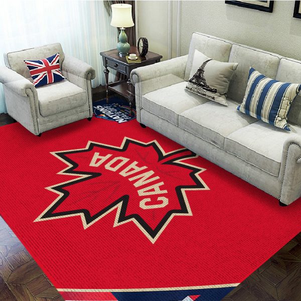 Canada 2025 4 Nations Face-Off Rectangular Rug - TANTN 11087