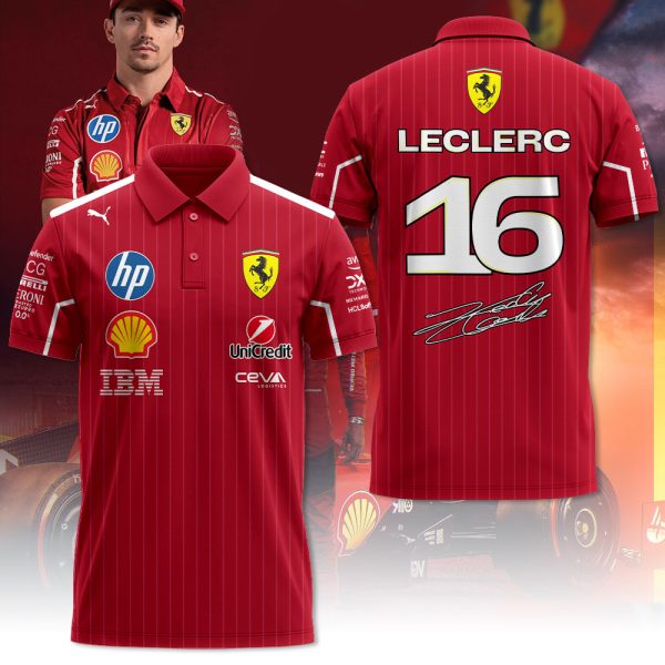 Charles Leclerc x Scuderia Ferrari 3D Apparel – MAITM 9807