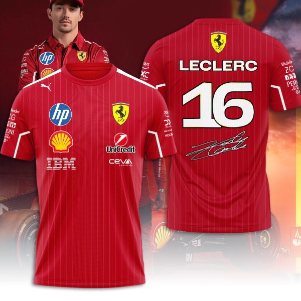 Charles Leclerc x Scuderia Ferrari 3D Apparel – MAITM 9807