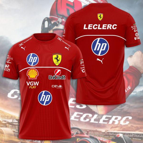 Scuderia Ferrari x Charles Leclerc 3D Apparel - HOATT 8177