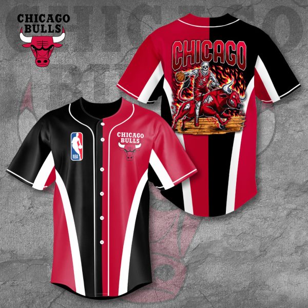 Chicago Bulls Baseball Jersey - VANDH 4287