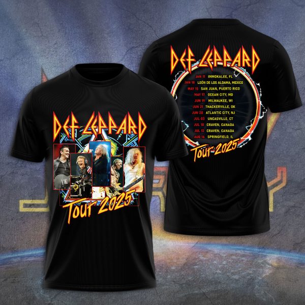 Def Leppard 3D Apparel - TANTN 10757