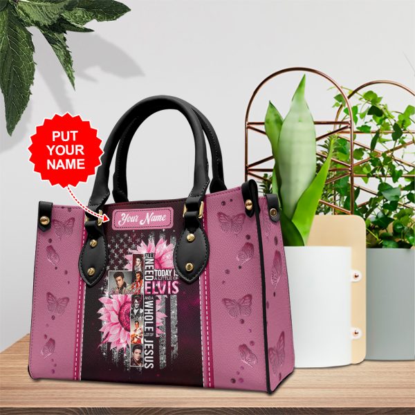 Personalized Elvis Presley Leather HandBag - MAITM 9814