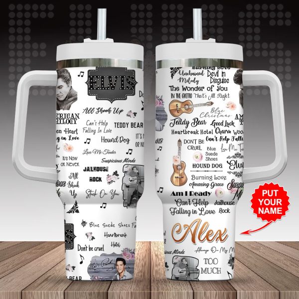 Personalized Elvis Presley 40oz Stanley Tumbler - VANDH 4257