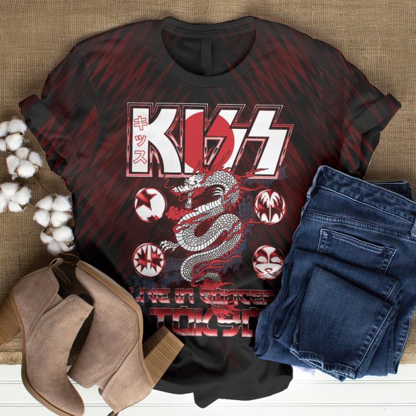 Kiss Band 3D T-Shirt – GNE 2648