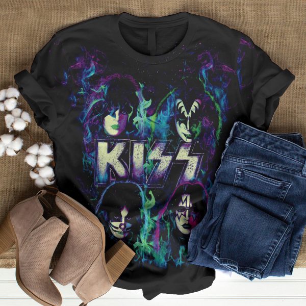 Kiss Band 3D T-Shirt – GNE 2647