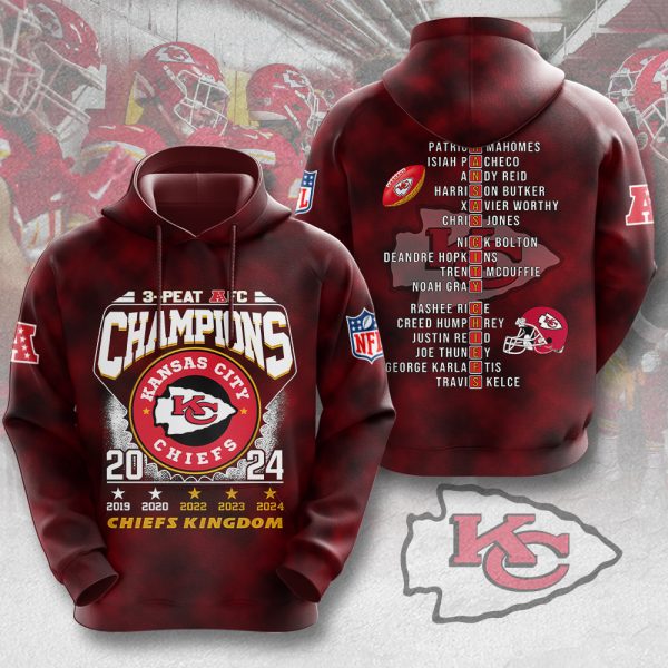 Kansas City Chiefs 3D Apparel - MAITM 9757