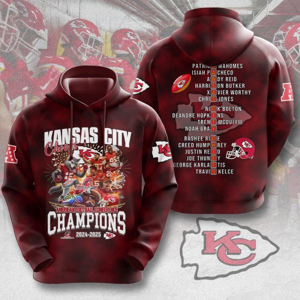 Kansas City Chiefs 3D Apparel - MAITM 9781