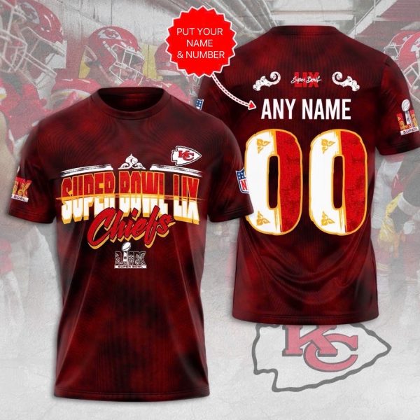 Personalized Kansas City Chiefs 3D Apparel - MAITM 9747