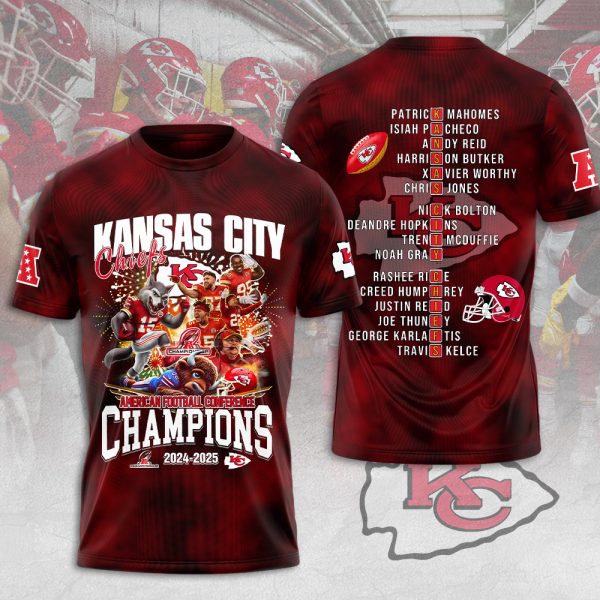 Kansas City Chiefs 3D Apparel - MAITM 9781