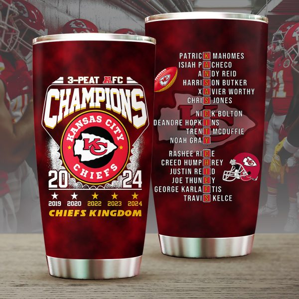 Kansas City Chiefs Tumbler Cup - MAITM 9774