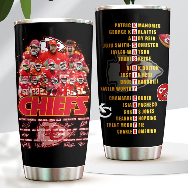 Kansas City Chiefs Tumbler Cup - VANDH 4241