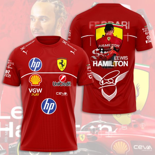 Scuderia Ferrari x Lewis Hamilton 3D Apparel - HOATT 8185