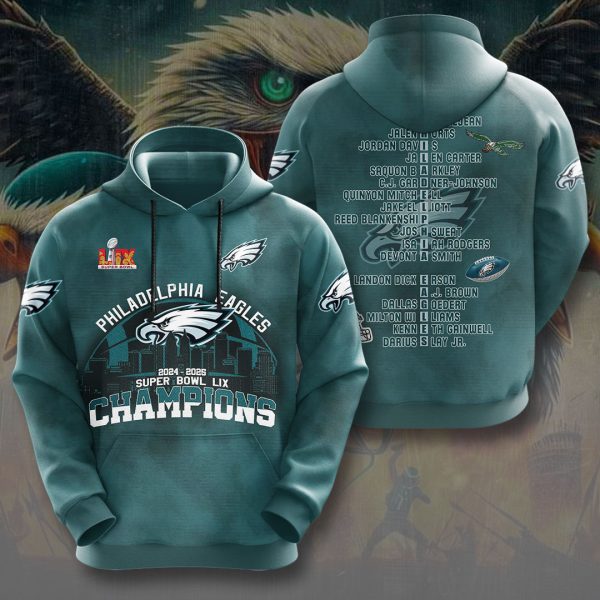 Philadelphia Eagles 3D Apparel - NGHIAVT 1622