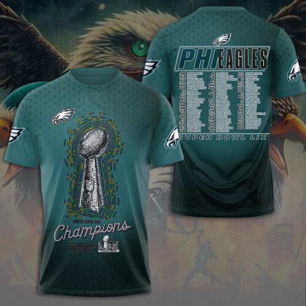 Philadelphia Eagles 3D Apparel - NGHIAVT 1625