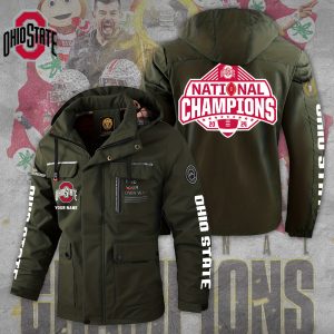 Personalized Ohio State Buckeyes Football 2D Parka Jacket - TANTN 10706