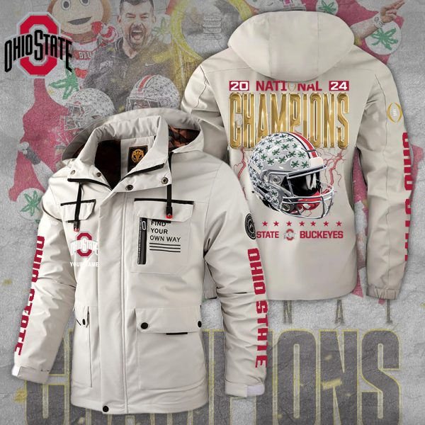 Ohio State Buckeyes Football 2D Parka Jacket - TANTN 10707