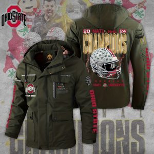 Ohio State Buckeyes Football 2D Parka Jacket - TANTN 10707