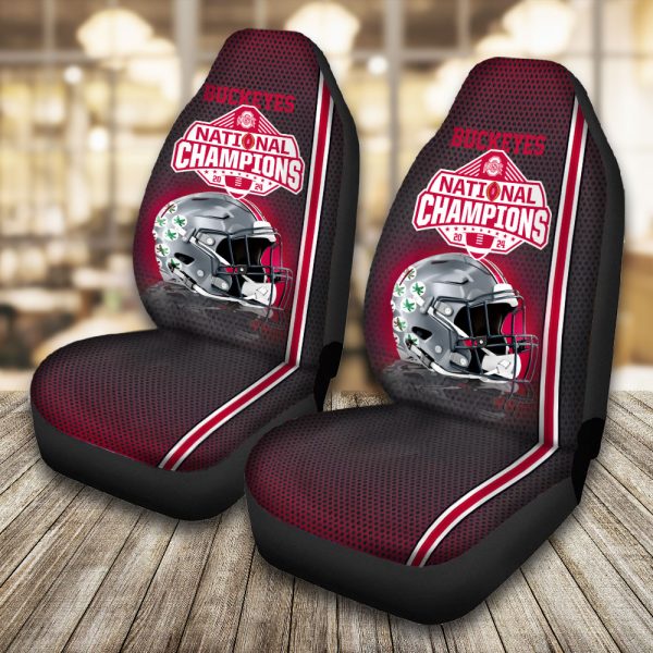 Ohio State Buckeyes Football 2PCS Car Seat Cover - MAITM 9999