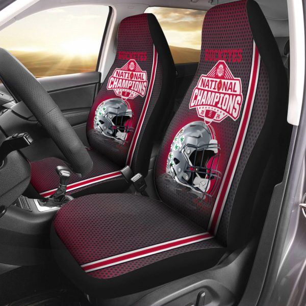 Ohio State Buckeyes Football 2PCS Car Seat Cover - MAITM 9999