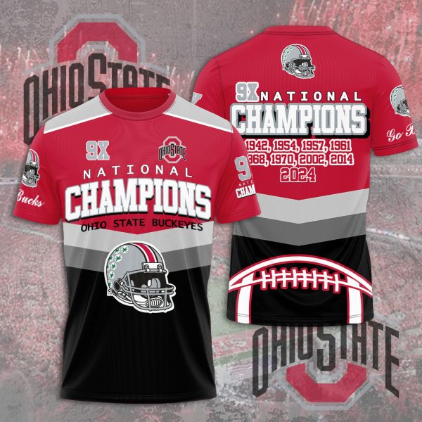 Ohio State Buckeyes Football 3D Apparel - MAITM 9882