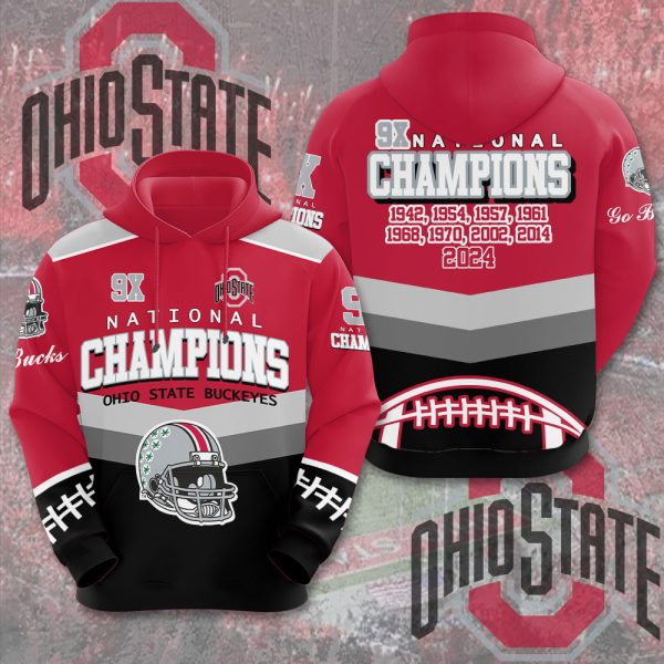 Ohio State Buckeyes Football 3D Apparel - MAITM 9882