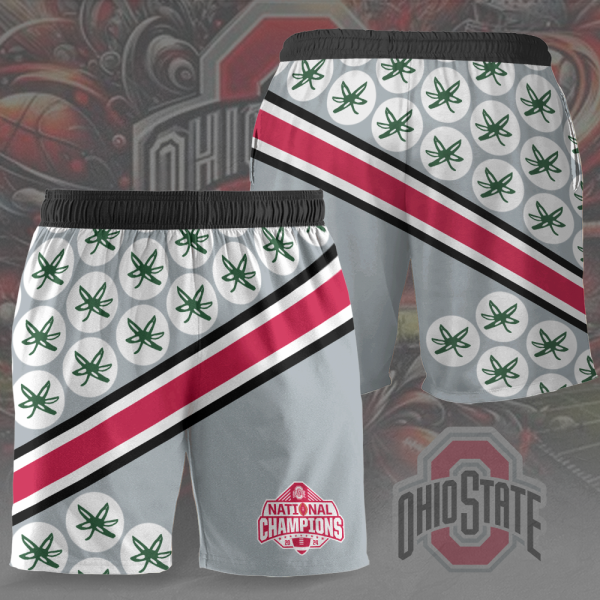 Ohio State Buckeyes Football 3D Shorts - MAITM 9784